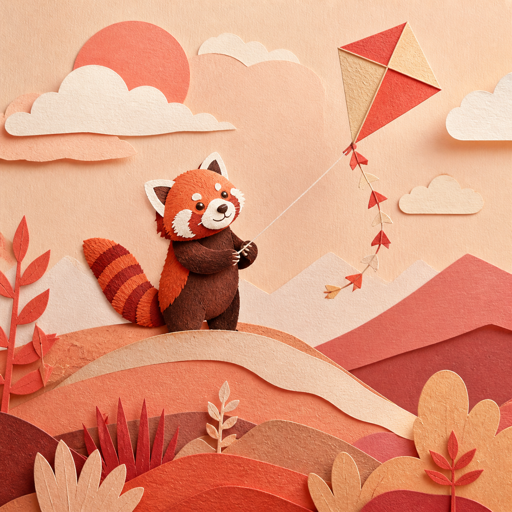 Paper Craft: Layered cut-paper forms, Visible edges and tactile depth